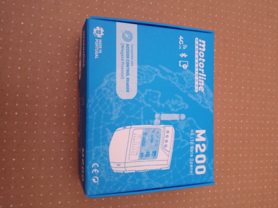 Abrir automatismos por telefone M200 Motorline