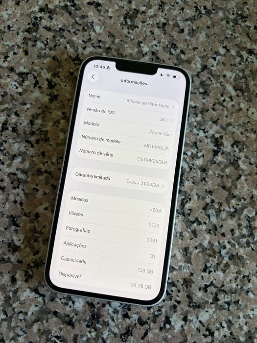 Iphone 16e com garantia