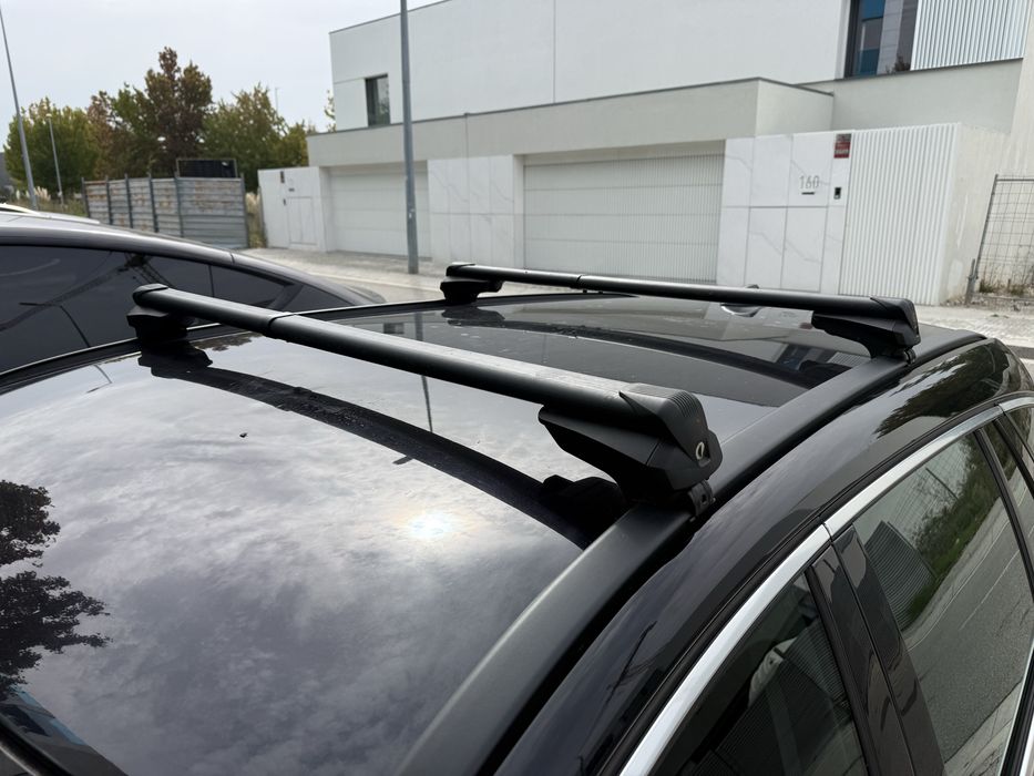 Barras de tejadilho Universais G3 Infinity Cloop Pretas aluminio
