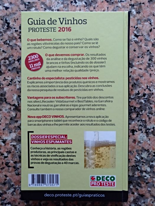 Livros Guia de Vinhos Proteste