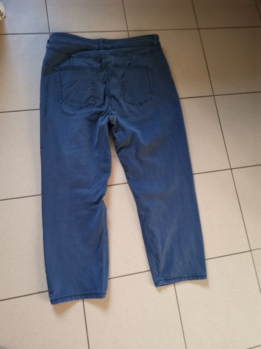 Spodnie 3/4 rybaczki granatowe Cecil plus size duży rozmiar