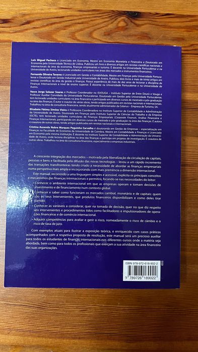 Livro de Finanças Internacionais - Teoria e Prática