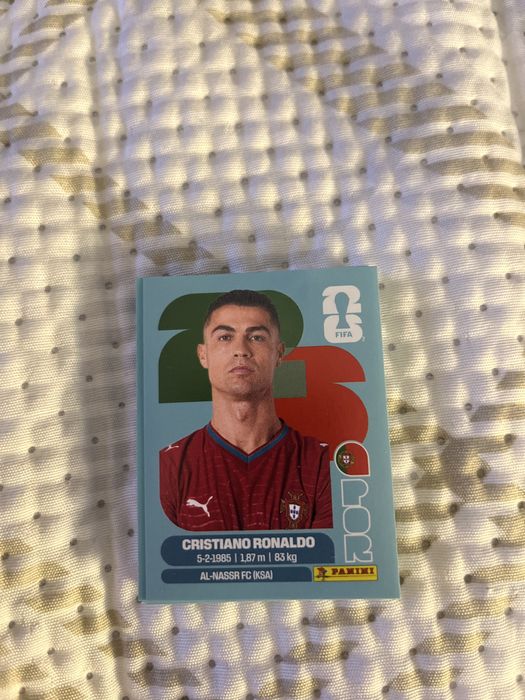 Cromo cristiano ronaldo