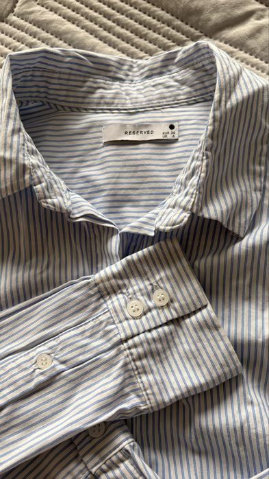 Elegancka koszula w cieniutkie paski