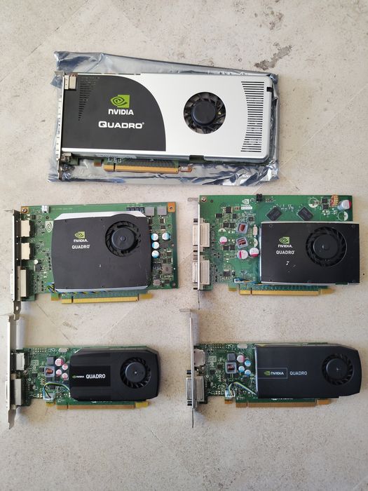 Placas gráficas NVIDIA Quadro profissionais