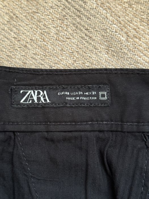 Джинси, штани чоловічі чорні Zara