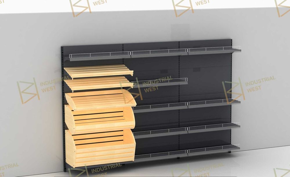 Стелажі, полиці, меблі в магазин, торгівельне обладнання В НАЯВНОСТІ