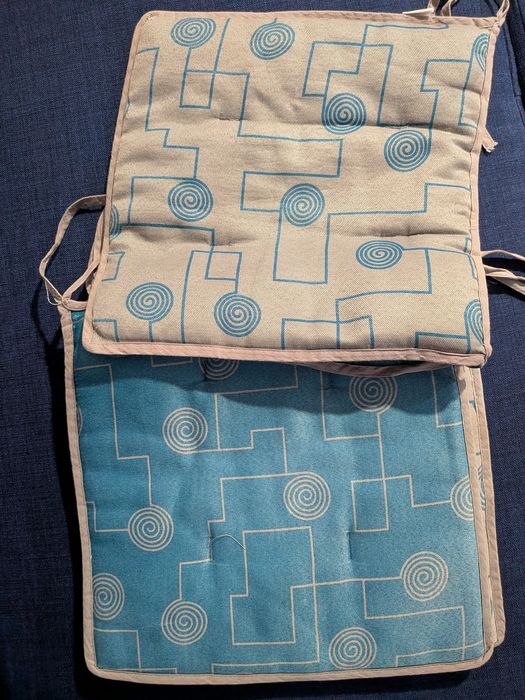 Conjunto almofadas para cadeira