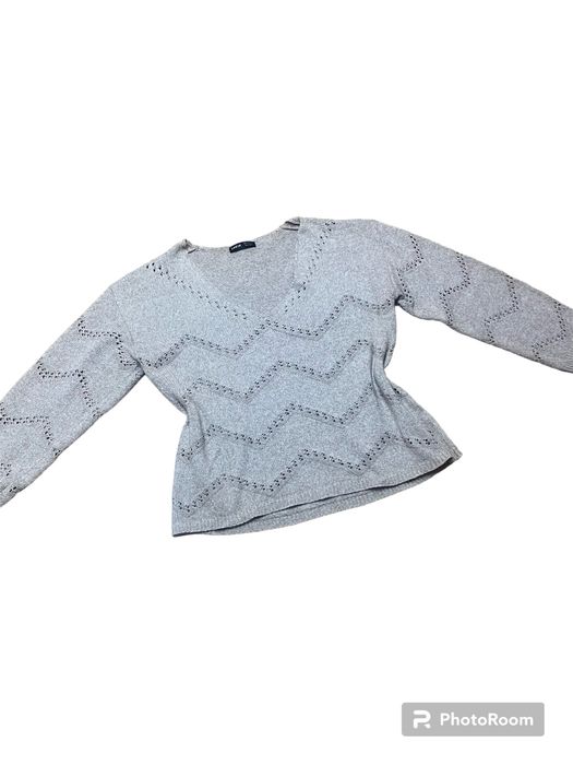 Beżowy sweterek sweter M 38 shein coquette basic