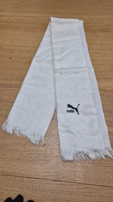 092 A szalik puma polarowy biały uniwersalny