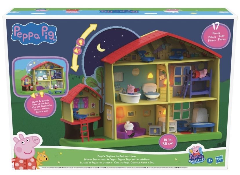 Peppa Pig будиночок «Готуємось до сну» Пеппа звук світло dream house