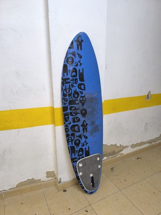 Prancha Tribord 6'0 de surf Surfboard Softboard Olaian