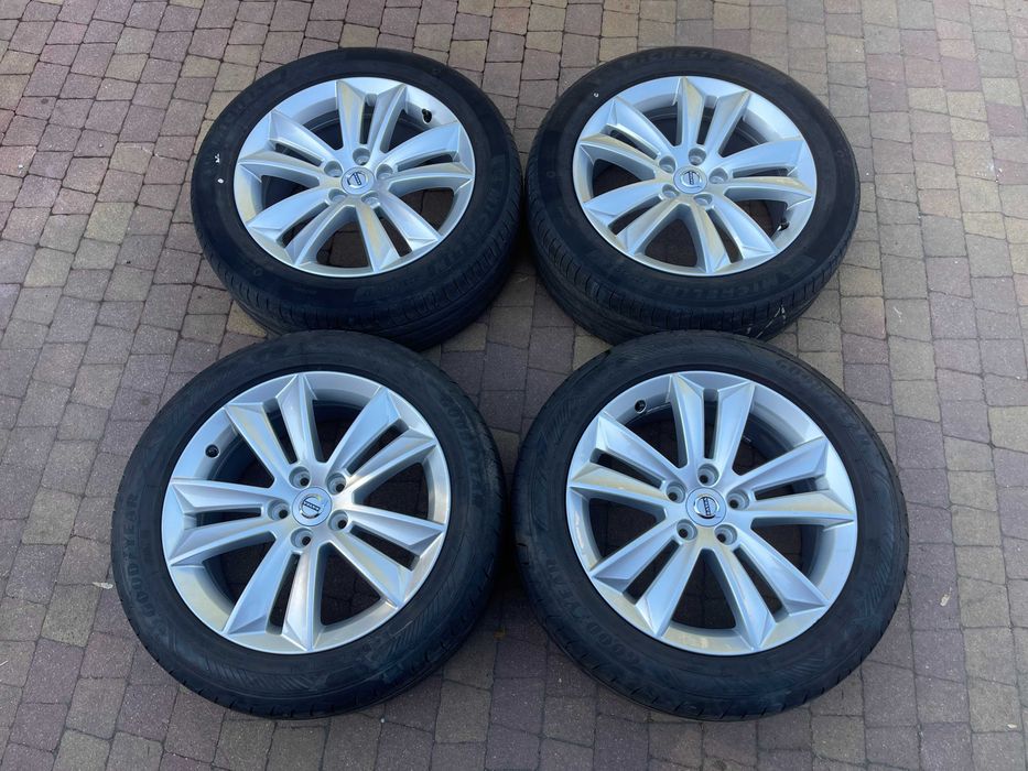 4101. Koła letnie oryginał Volvo V60 II 5x108 225/50/17 Goodyear 2023r