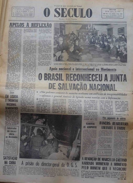 O Século de 28 de abril de 1974