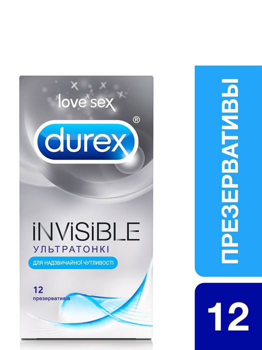 Презервативы  Durex #12шт Intense/invisible/real feel/dual extase.