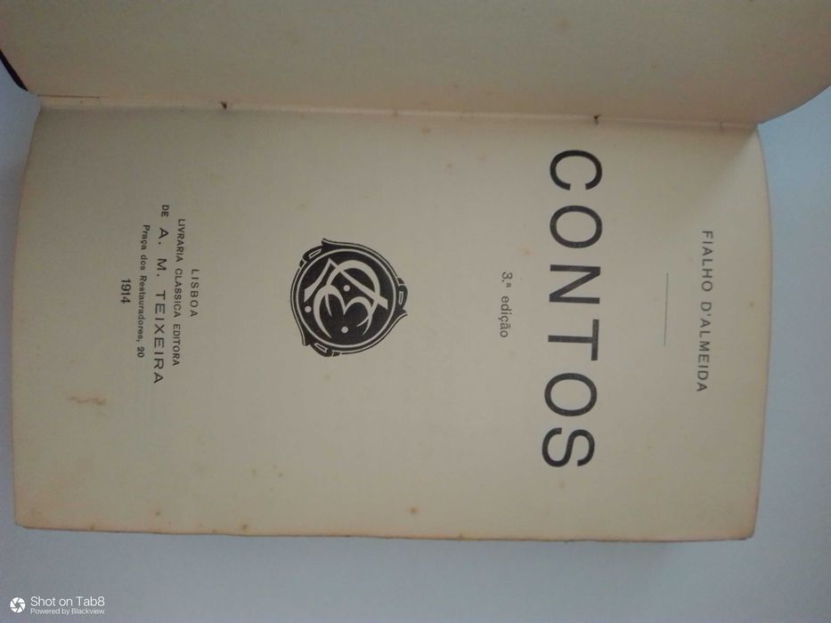 Contos, de Fialho D' Almeida, de 1914