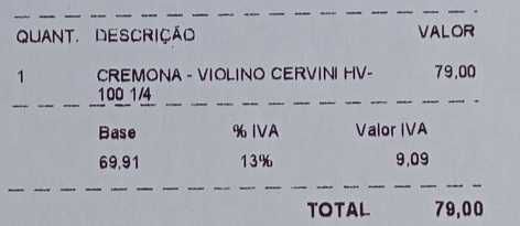 violino 1/4 cervini