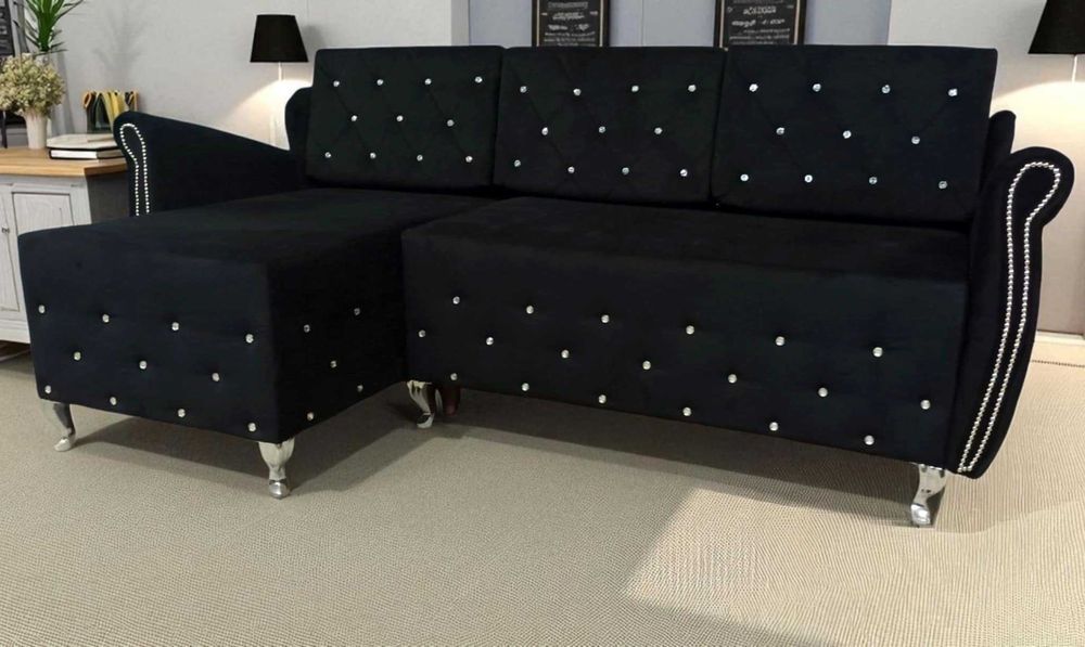 Narożnik Uniwersalny kryształ Manchester pojemnik funkcja spania