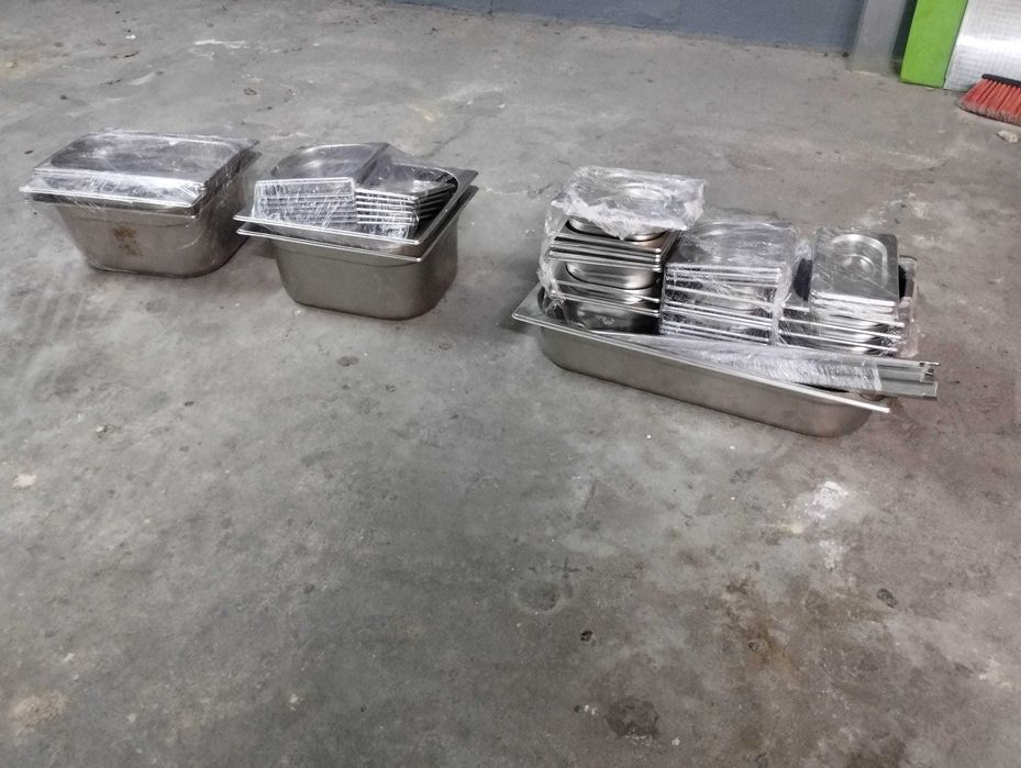 Lote de 40 cuvetes em inox - muito bom estado