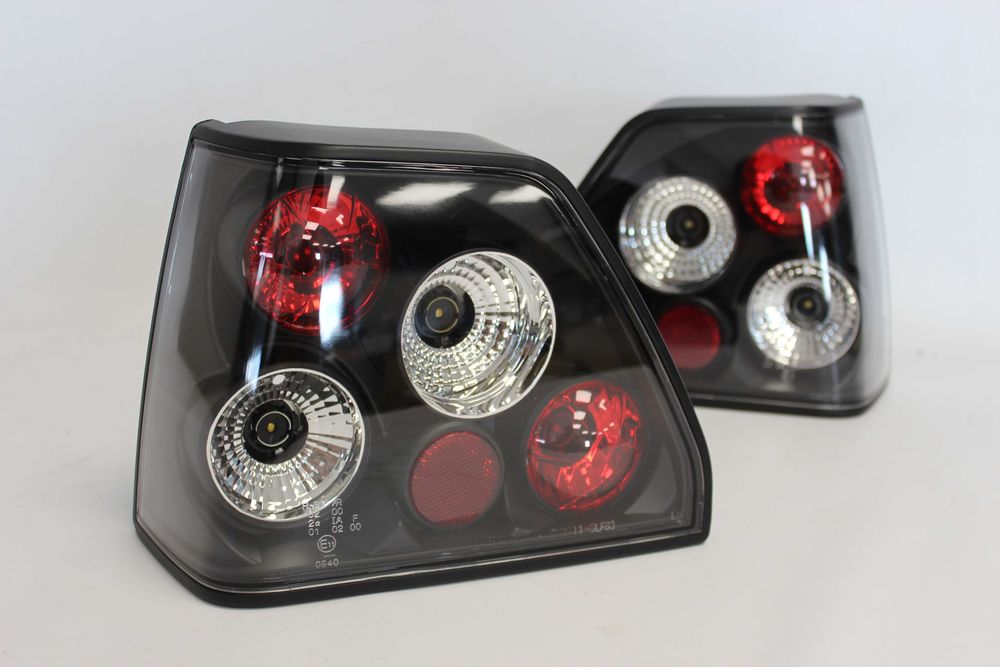 Lampy światła tył tylne VW GOLF 2 r.83-91 TUNING SMOKE BLACK NOWE