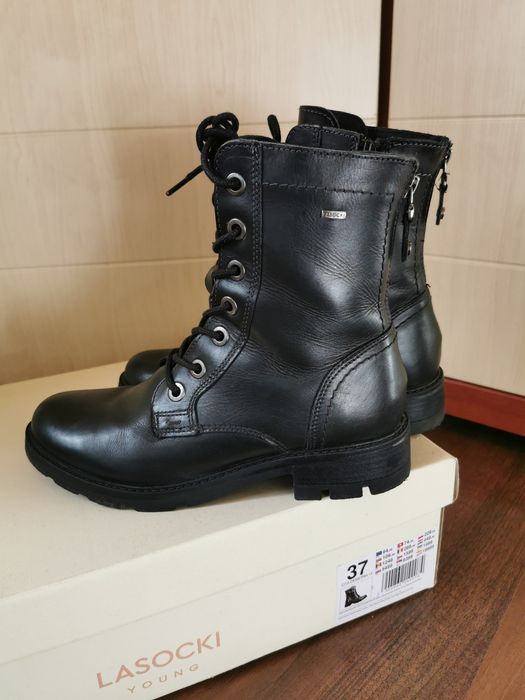 Kozaki, zimowe buty, trzewiki Lasocki 37