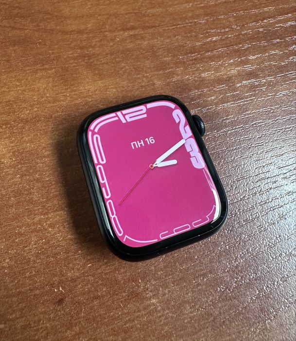 Apple watch 7, 45 мм midnight, гарний стан