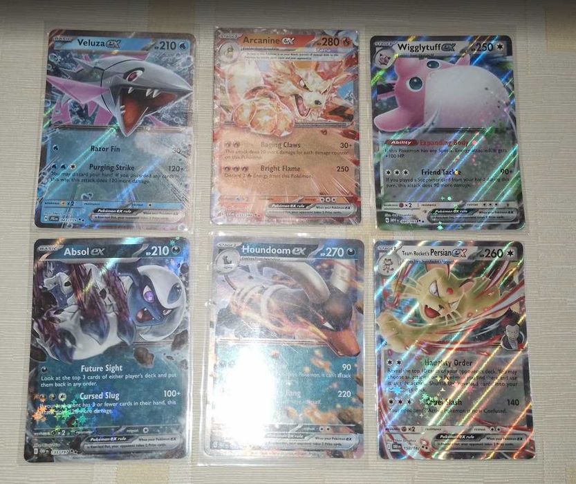 Cartas Pokemon EX's - INGLÊS