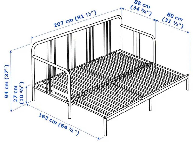 Cama individual/dupla/sofá