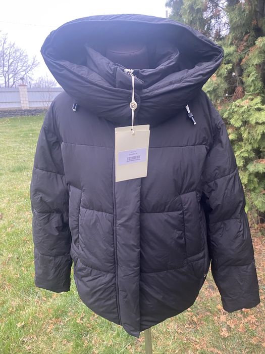 Зимова коротка куртка оверсайз. Розміри 48, 50,52