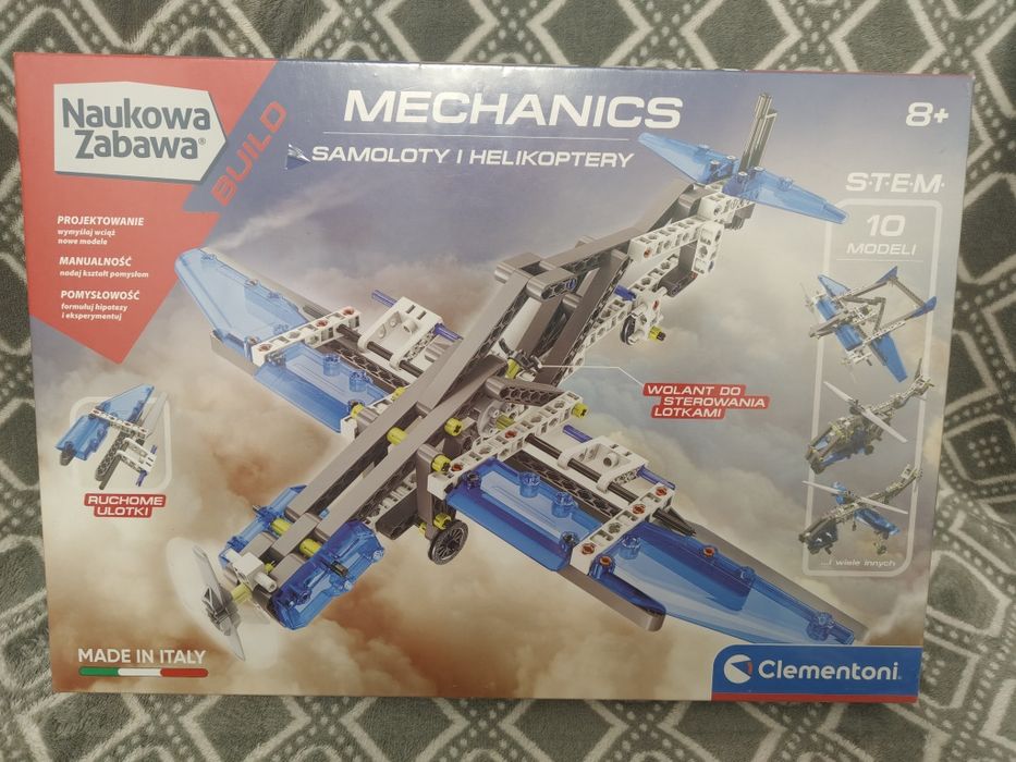 Laboratorium mechaniki - Samoloty i helikoptery Clementoni.