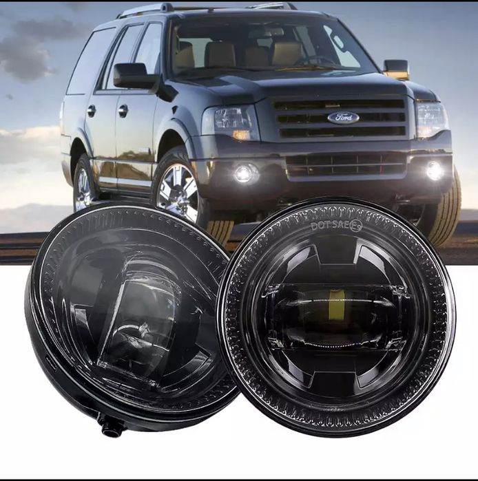 Ford Expedition okrągły Led światła przeciwmgielne