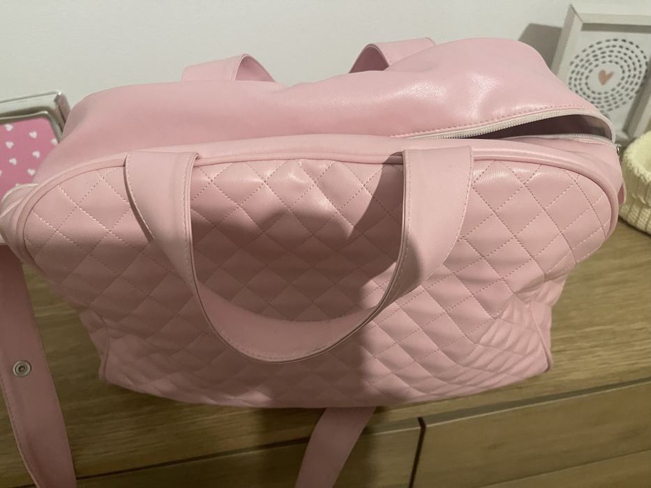 Bolsa de maternidade comprado no comtinente rosa