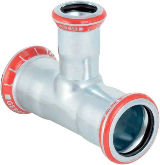 Trójnik redukcyjny Geberit Mapress 66,7/54 mm stal ocynkowana PRESS