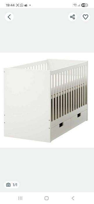 Berço com colchão ikea