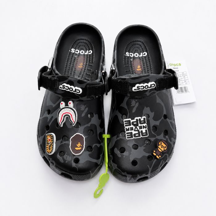 В НАЯВНОСТІ Crocs x Bape | крокси бейп | кроксы A Bathing Ape