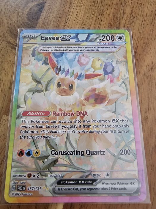 Pokémon Eevee ex 167/131 - Mint condition