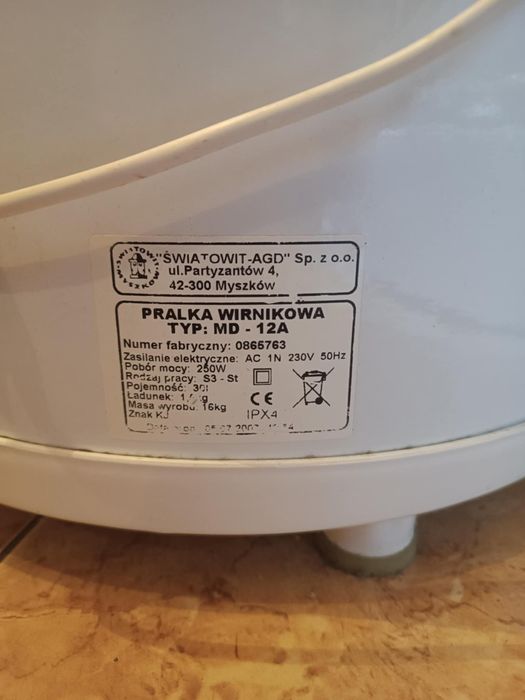 Pralka niezawodna Frania