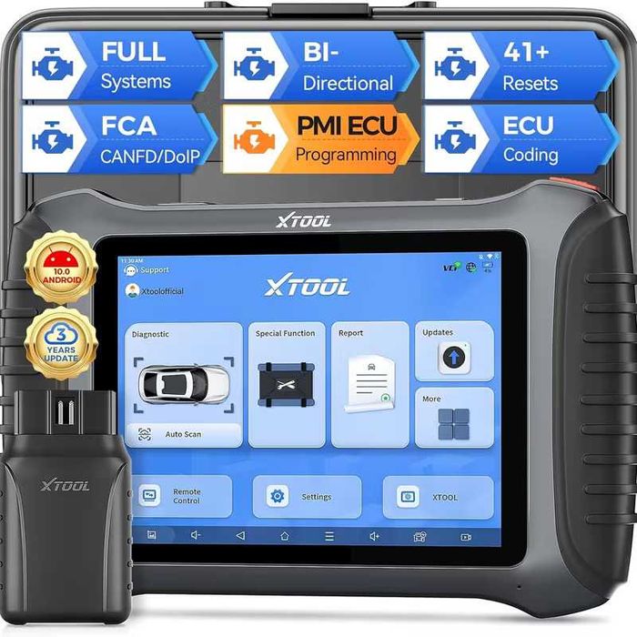 Xtool IP900 BT OBD 2 CanFD DOIP SGW + Endoskop Xtool XV200