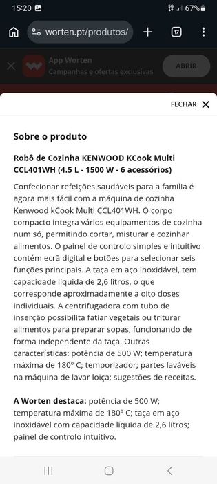 Kenwood robot cozinha