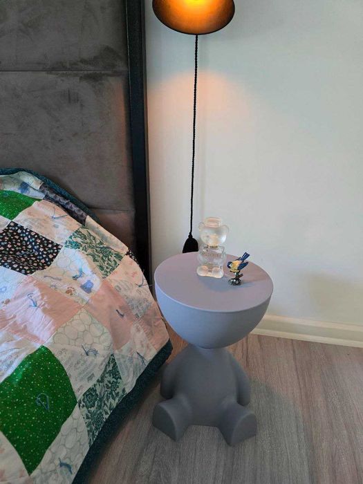 Журнальний\прикроватний столик Teddy ( білий , чорний)