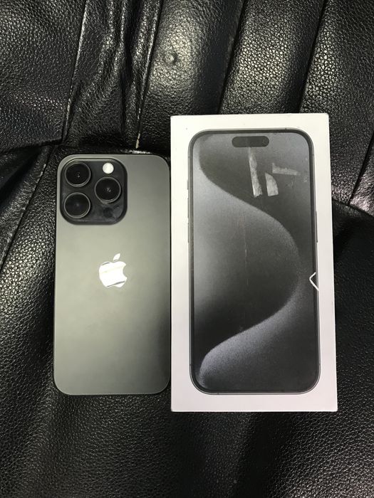 apple iphone 15 pro 128gb black titanium - купить мобильные