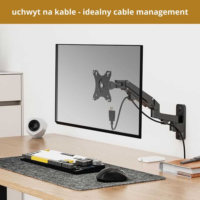 Uchwyt ścienny na monitor RICOO S4411 / NOWY