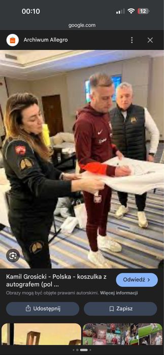 Koszulka Diego Forlan wraz z autugrafem .