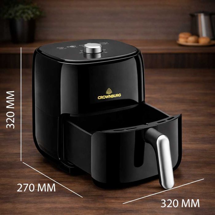 Аерогриль фритюрниця аэрогриль фритюрница Crownberg CB-5540 2л 1400Вт