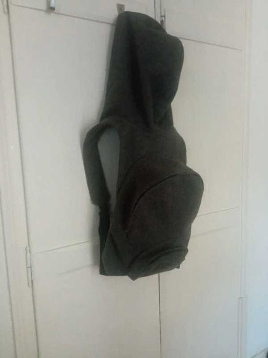 Mochila com capuz em Burel