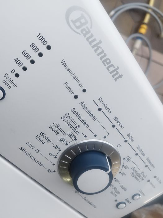 Пральна машина вертикальна я оригінал німецькана