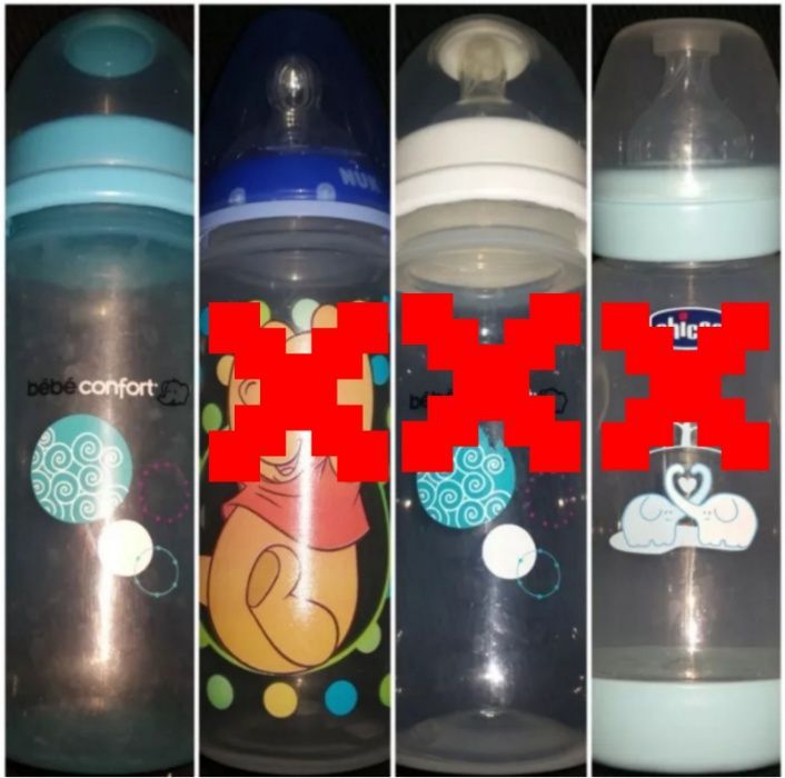 Biberões e termos para bebé