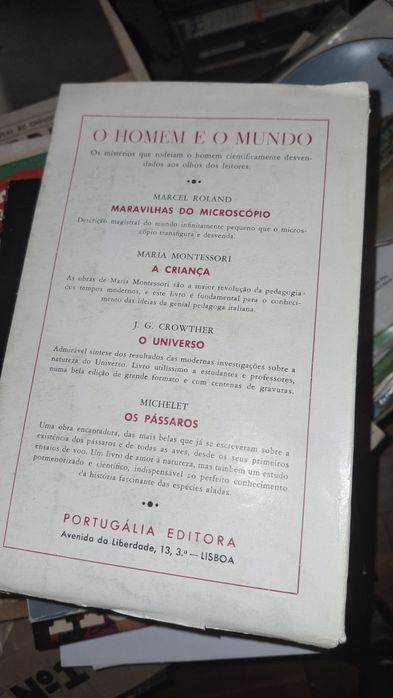 MICHELET  Jules os PÁSSAROS livro portugalia