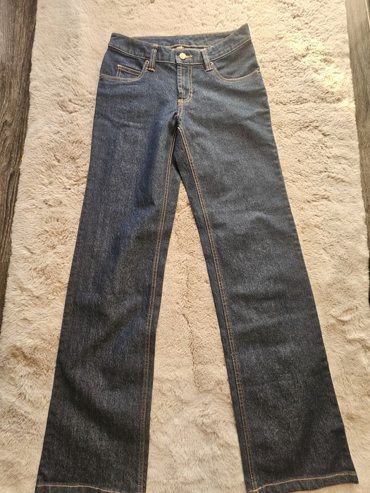 Spodnie damskie jeansy proste nogawki 38