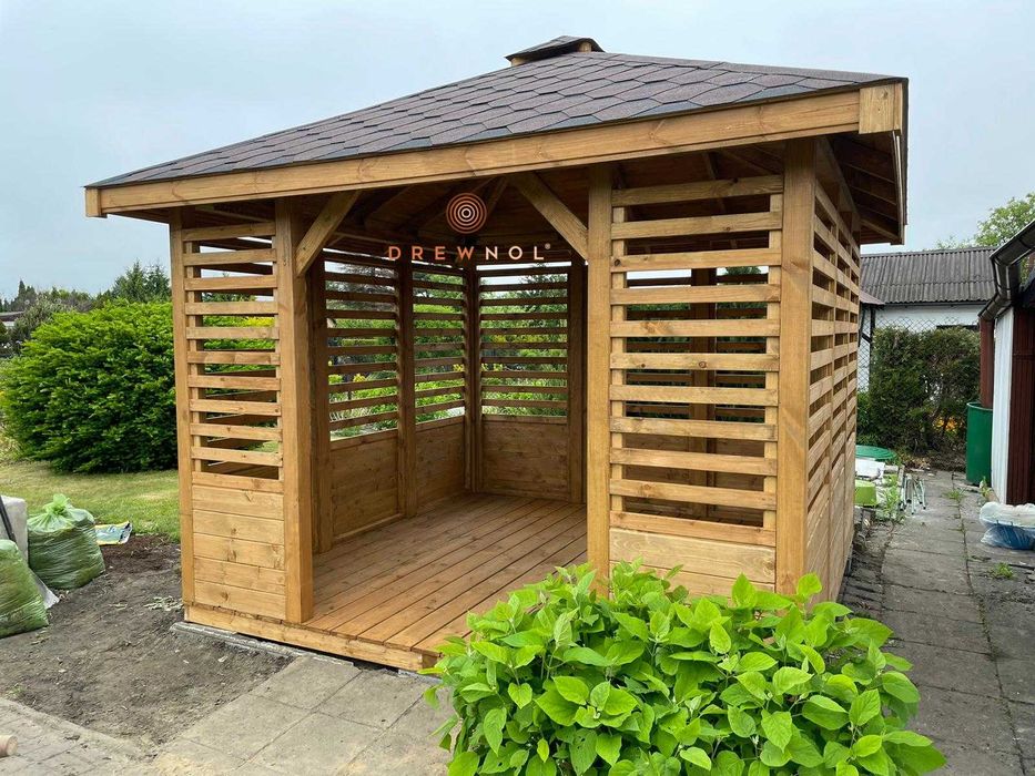 Altanki, altanka, altana ogrodowa, wiata drewniana, producent Drewnol